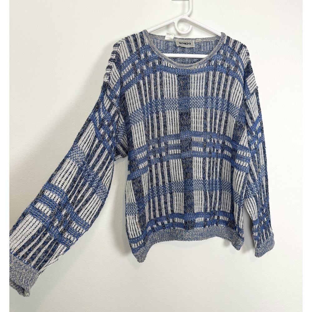 Vintage Boat Sailor Sweater Mens Medium Retro Yachtwear Linen Mondo Italy Made